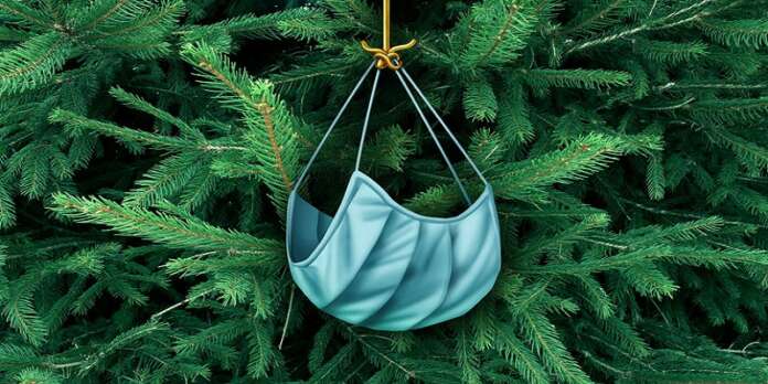 Christmas tree Face Mask