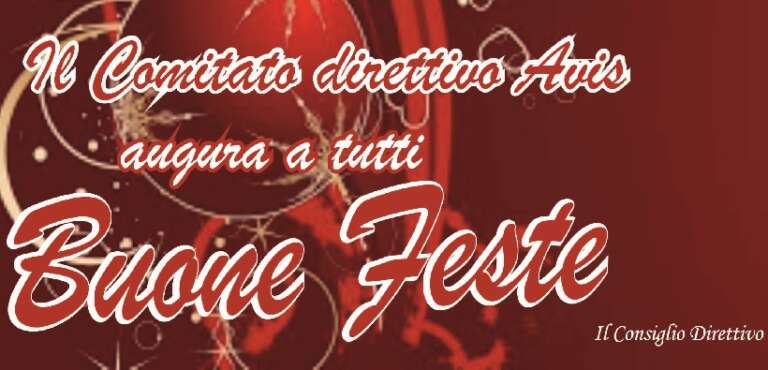 DOMANI, DONAZIONE AVIS