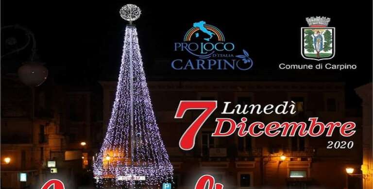 CARPINO, “ACCENDIAMO IL NATALE”