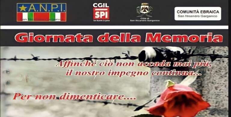 GIORNATA DELLA MEMORIA: DEPOSIZIONE CORONA PRESSO LA SINAGOGA EBRAICA DI SAN NICANDRO