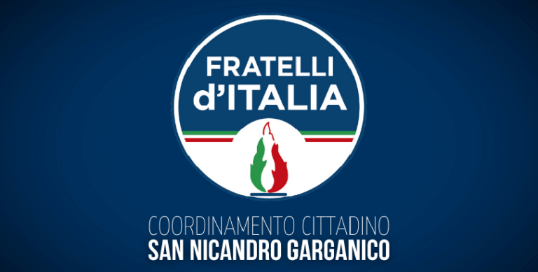 FRATELLI D’ITALIA PRENDE LE DISTANZE DALL’AMMINISTRAZIONE E CHIEDE LE DIMISSIONI DEL SINFACO F.F.