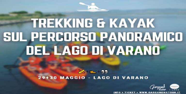 TREKKING & KAYAK SUL PERCORSO PANORAMICO DEL LAGO DI VARANO