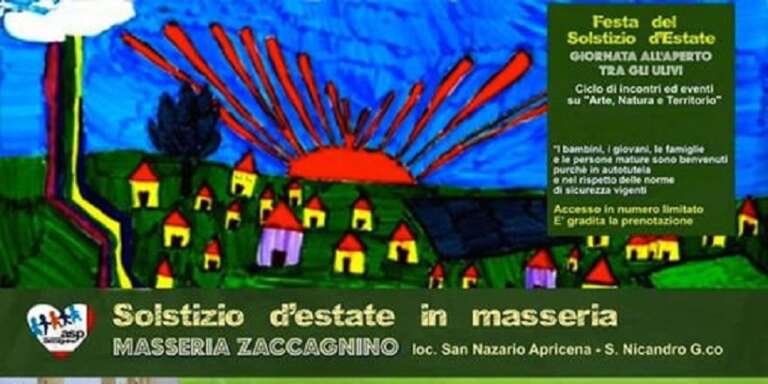 ASP ZACCAGNINO, SOLSTIZIO D’ESTATE IN MASSERIA