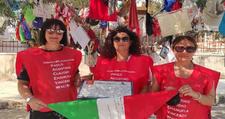 SAN NICANDRO PRESENTE ALLA “SCORTA PER LA MEMORIA” IN RICORDO DI PAOLO BORSELLINO