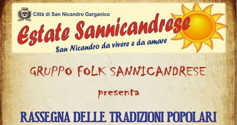 SAN NICANDRO, GLI EVENTI DI OGGI DELL’ESTATE SANNICANDRESE 2021