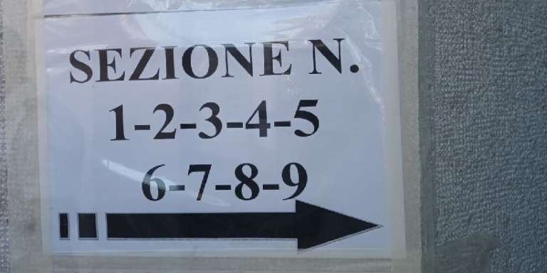 SAN NICANDRO, AFFLUENZA DEFINITIVA VOTANTI ALLE ORE 15:00