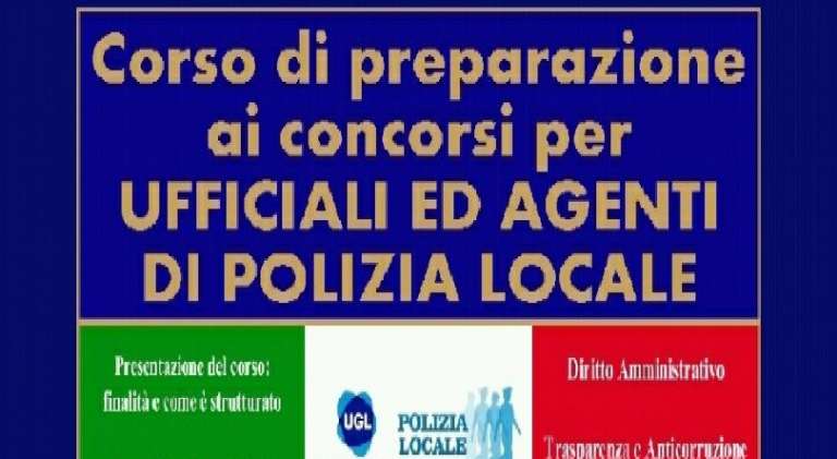 COMUNICATO UGL POLIZIA LOCALE ITALIA COMUNE DI SAN NICANDRO GARGANICO