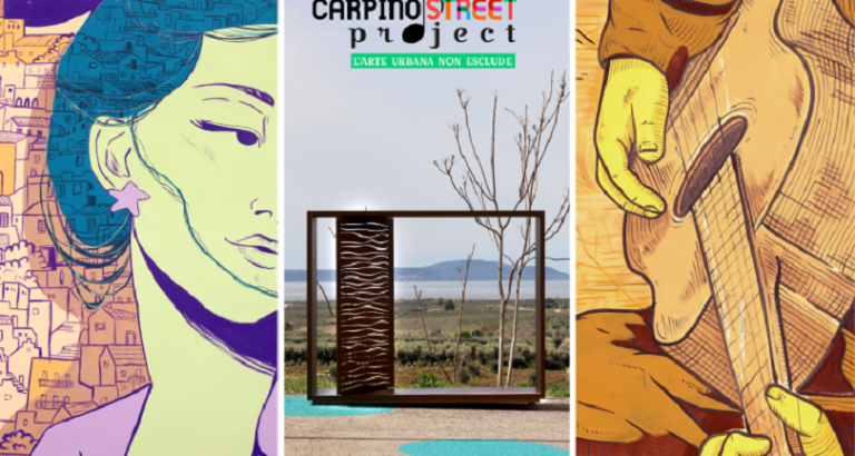 CONCLUSO IL CARPINO STREET PROJECT: TRE INTERVENTI DI ARTE URBANA RACCONTANO IL TERRITORIO