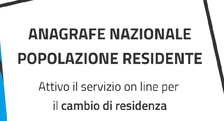 CAMBIARE LA PROPRIA RESIDENZA? IL NUOVO SERVIZIO ONLINE