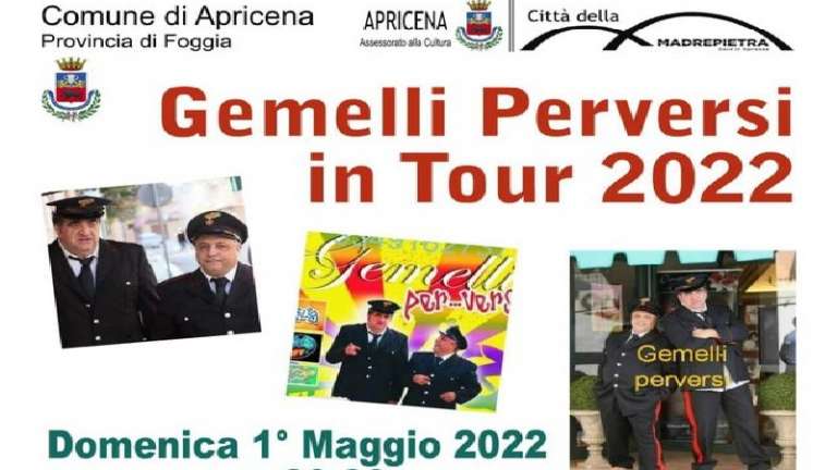 APRICENA, CONCERTO DI BENEFICENZA “FOR PEACE” DOMENICA 1° MAGGIO