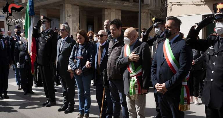 CAGNANO, CELEBRAZIONE DELL’ANNIVERSARIO DELL’UCCISIONE DEL MAR. MAGG. DI GENNARO