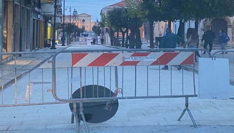 SAN NICANDRO, CHIUSURA AL TRAFFICO VEICOLARE DI CORSO GARIBALDI