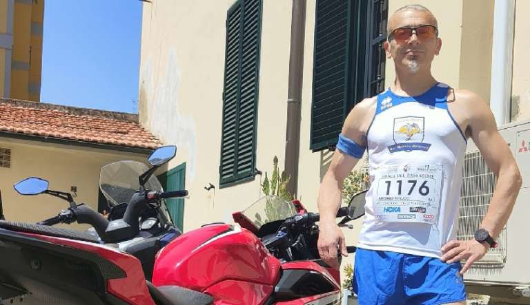 SAN NICANDRO PRESENTE ALLA 100 KM DEL PASSATORE CON ANTONIO PETRUCCI