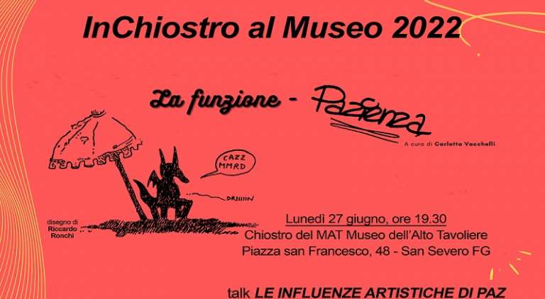 “LE INFLUENZE ARTISTICHE DI PAZ”