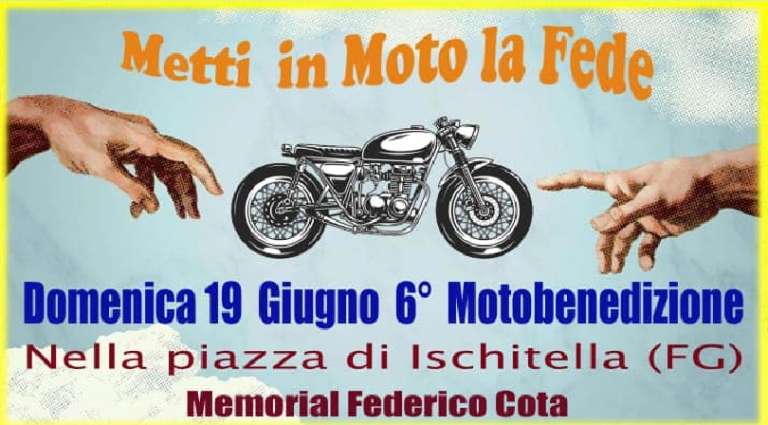 AD ISCHITELLA LA MANIFESTAZIONE DELLA MOTOBENEDIZIONE “METTI IN MOTO LA FEDE”