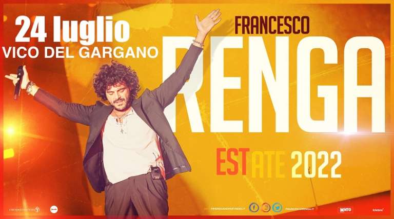 VICO DEL GARGANO, TUTTO PRONTO PER IL CONCERTO DI FRANCESCO RENGA