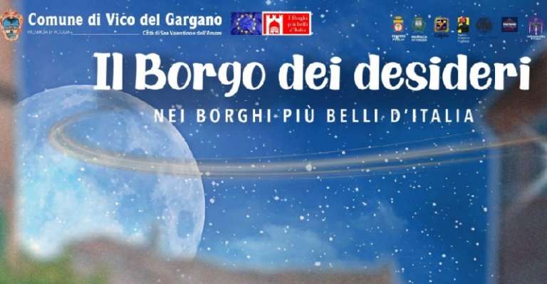 “IL BORGO DEI DESIDERI”, SERATA DI EVENTI SOTTO LE STELLE DI VICO