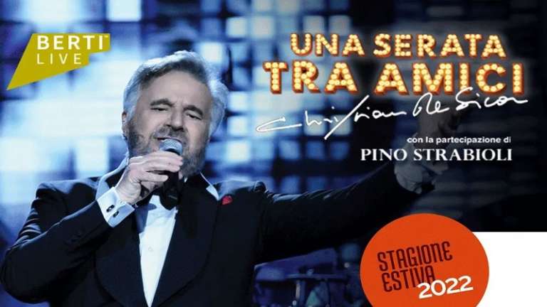 A VICO C’E’ CHRISTIAN DE SICA CON “UNA SERATA TRA AMICI”