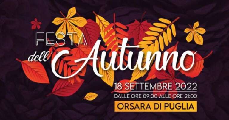 FESTA D’AUTUNNO A ORSASA CON MUSICA, SAPORI, TREKKING E VISITE GUIDATE