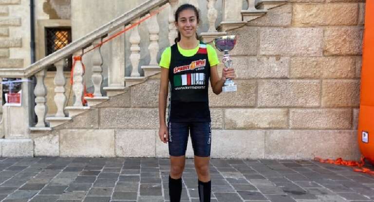 LISA STOICO ARGENTO AI CAMPIONATI REGIONALI CORSA SU STRADA CSI