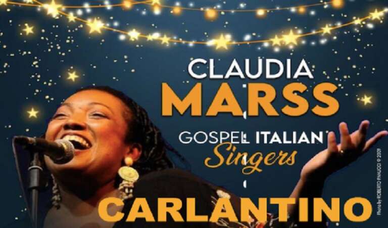 CLAUDIA MARSS A CARLANTINO: IN CONCERTO LA GOSPEL SCELTA DA NICOLA PIOVANI