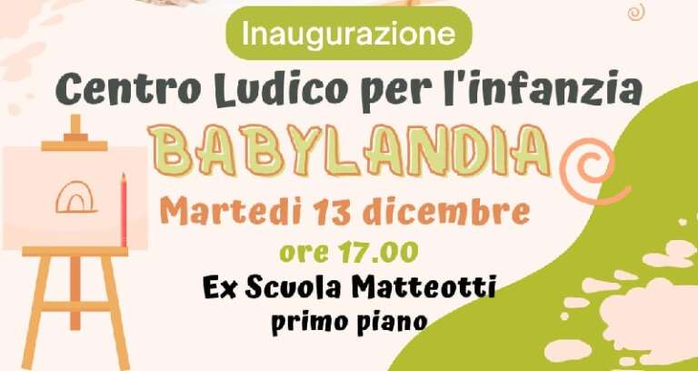 RIAPERTURA CENTRO LUDICO PER L’INFANZIA