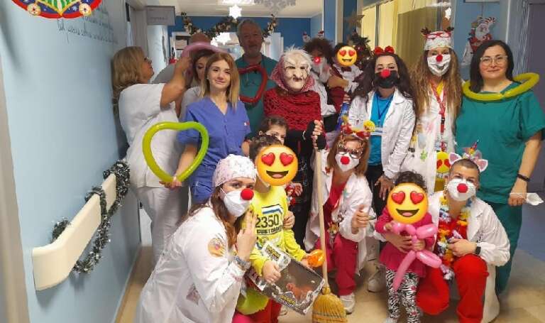 ALLA PEDIATRIA DELL’OSPEDALE DI SAN SEVERO E’ ARRIVATA LA BEFANA