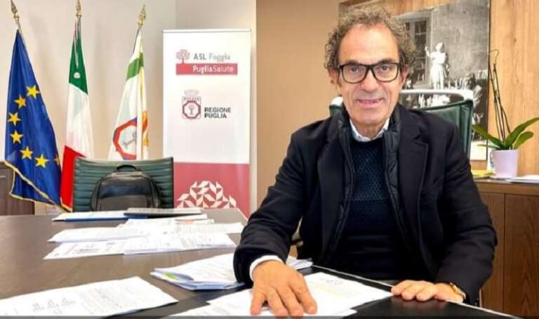 ANTONIO NIGRI, NOMINA DIRETTORE GENERALE DELL’ASL FOGGIA