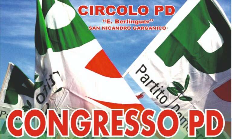 SAN NICANDRO, RIPARTE LA NUOVA FASE DEL PARTITO DEMOCRATICO