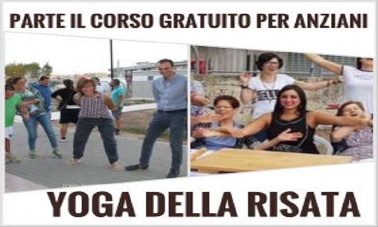 APRICENA, PARTE IL CORSO GRAUITO PER ANZIANI “YOGA DELLA RISATA”