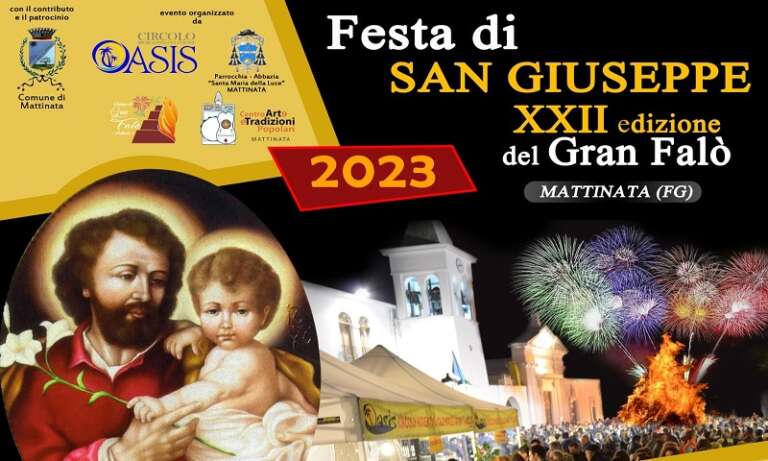 FESTA DI SAN GIUSEPPE, XXII EDIZIONE DEL GRAN FALO’