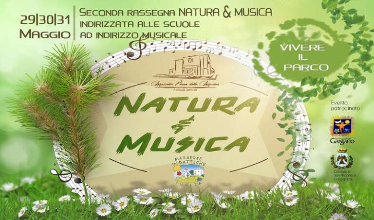 SAN NICANDRO: “NATURA E MUSICA”, 2^ RASSEGNA INDIRIZZATA ALLE SCUOLE DI INDIRIZZO MUSICALE