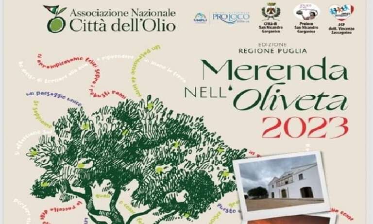 SAN NICANDRO, LA NUOVA DATA DELL’EVENTO “MERENDA NELL’OLIVETA 2023”