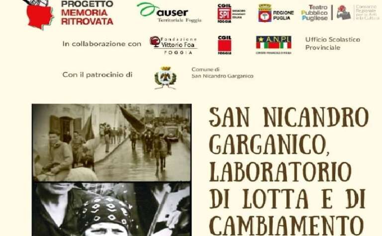 SAN NICANDRO GARGANICO, LABORATORIO DI LOTTA E DI CAMBIAMENTO