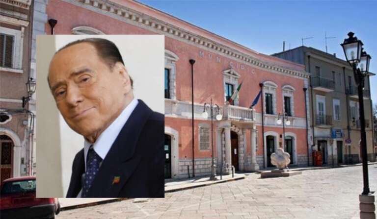 APRICENA, LA PRIMA CITTA’ IN ITALIA A INTITOLARE UNA VIA AL PRESIDENTE BERLUSCONI