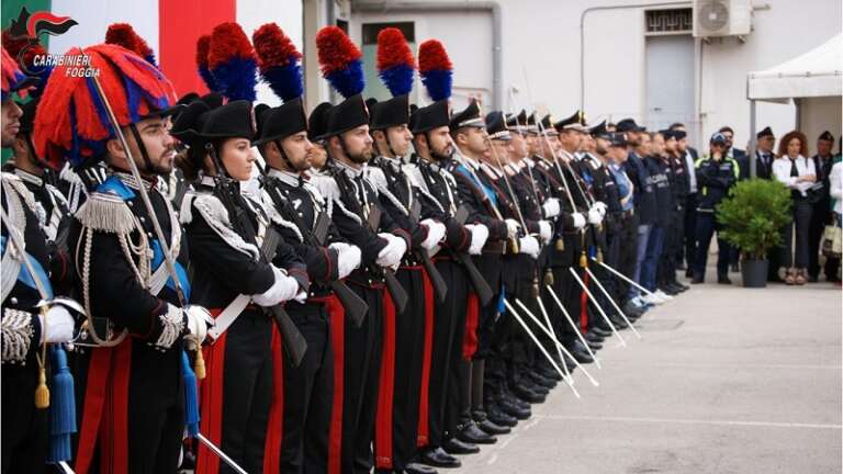 FOGGIA, 209° ANNIVERSARIO FONDAZIONE ARMA DEI CARABINIERI