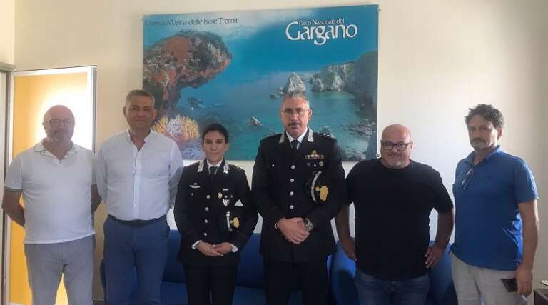 L’ENTE PARCO DA’ IL BENVENUTO ALLA TENENTE MARTINELLI DEL REPARTO CARABINIERI PARCO