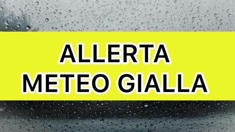 DOMANI ALLERTA METEO GARGANO E TAVOLIERE