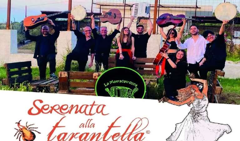 LA MATRACATROPPA OSPITE DELL’EVENTO “SERENATA ALLA TARANTELLA” DI VIESTE