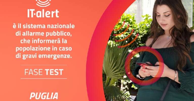 ALLERTAMENTO PROTEZIONE CIVILE E SISTEMA ALLARME PUBBLICO, IL 14 SETTEMBRE TEST DI ALLARME PUBBLICO