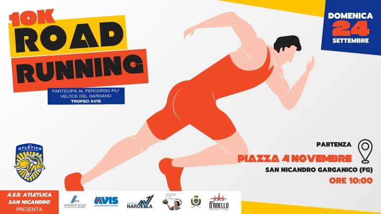 SAN NICANDRO, TUTTO PRONTO PER LA “ROAD RUNNING”