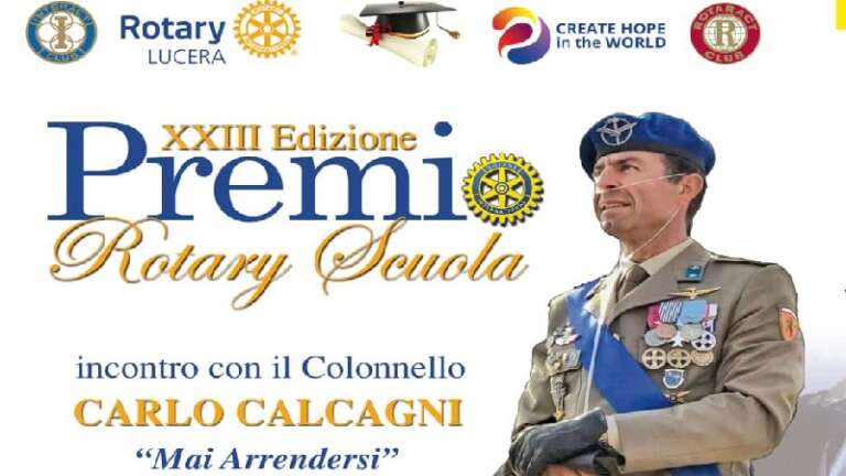 COMPIUTA LA 23^ EDIZIONE DEL PREMIO ROTARY DI LUCERA