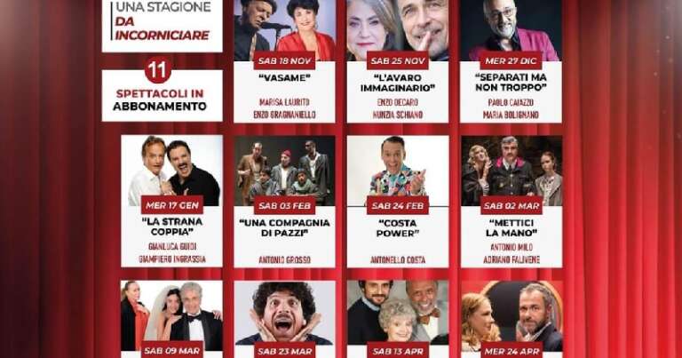 TEATRO DEL FUOCO: STAGIONE TEATRALE 2023/24,IL PROGRAMMA DELL’ ASSOCIAZIONE MUSICA E SORRISI