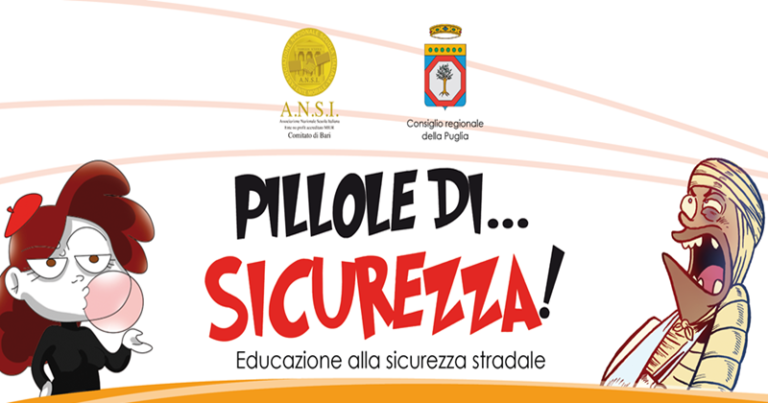 “PILLOLE DI…SICUREZZA”: EDUCAZIONE ALLA SICUREZZA STRADALE NELLE SCUOLE, PUBBLICATO IL BANDO