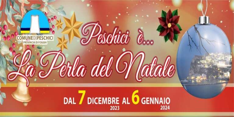 PESCHICI DIVENTA LA “PERLA DEL NATALE”: DAL 7 DICEMBRE UN MESE DI EVENTI IMPERDIBILI