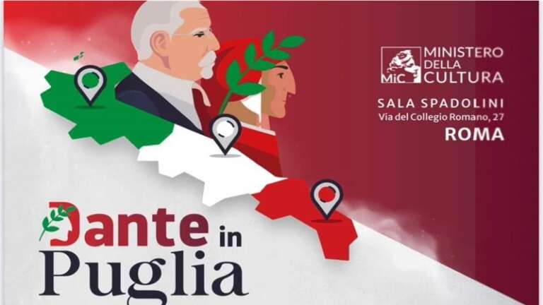 “DANTE IN PUGLIA”, IMPORTANTE EVENTO AL MINISTERO DELLA CULTURA