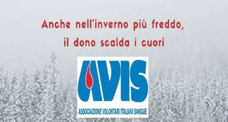 AVIS, ULTIMA DONAZIONE SANGUE DEL 2023