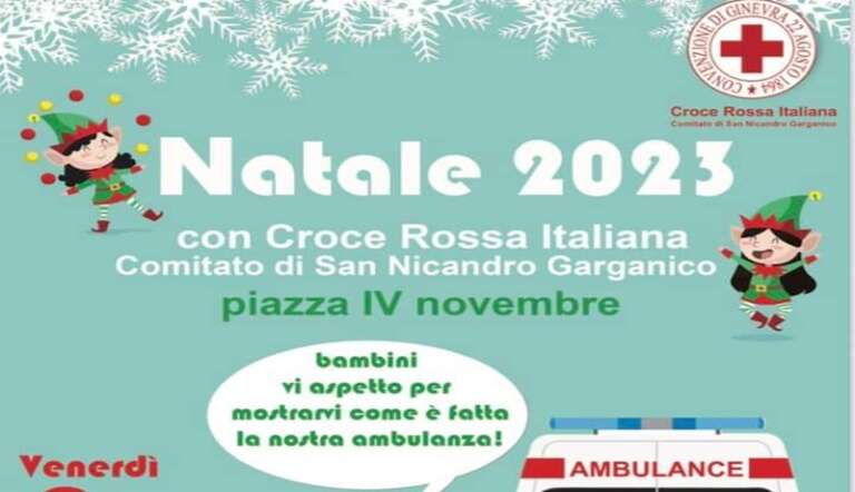 SAN NICANDRO, NATALE 2023 CON LA CROCE ROSSA