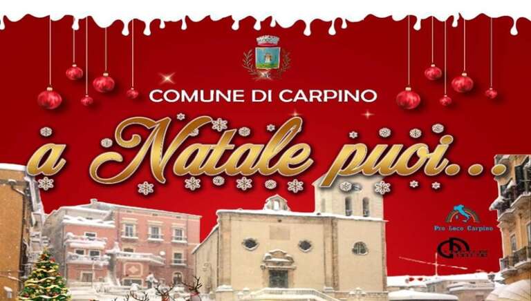 CARPINO, IL PROGRAMMA NATALIZIO 2023