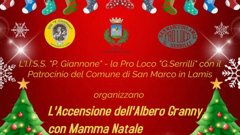 SAN MARCO IN LAMIS, 5^ EDIZIONE DI “BABBO NATALE IN VALLE”